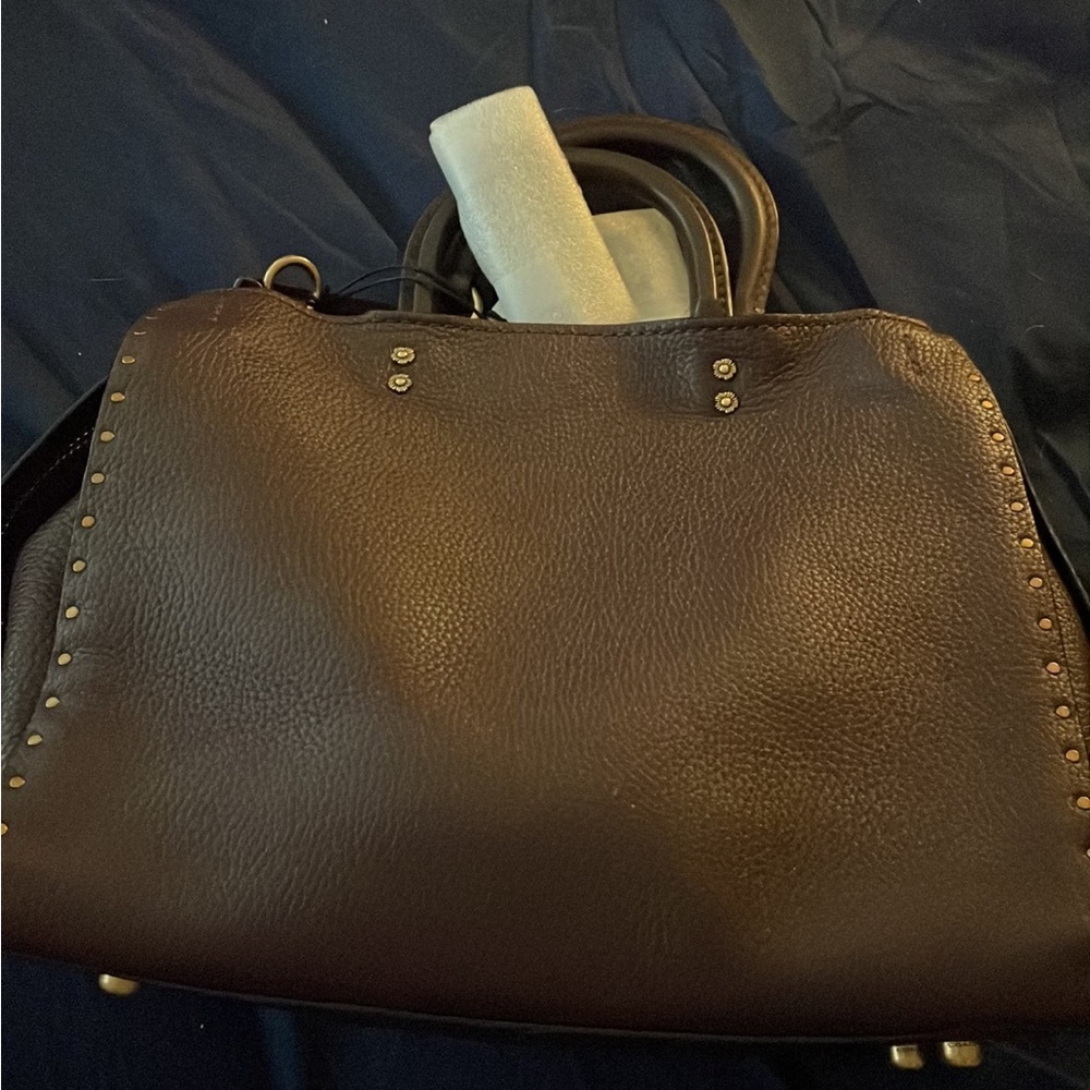 Coach Oxblood Gold Rivet Rogue NWT RARE - Picture 5 of 12